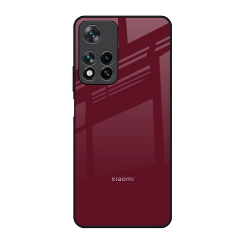 Classic Burgundy Glossy Case for Redmi Note 11 Pro 5G