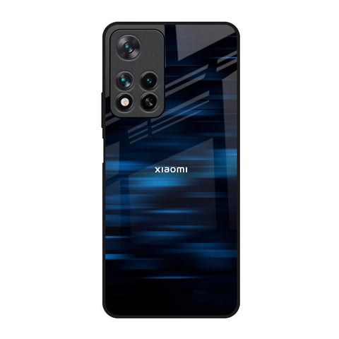 Blue Rough Abstract Glossy Case for Redmi Note 11 Pro 5G