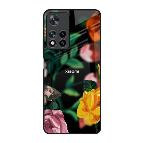 Flowers & Butterfly Glossy Case for Redmi Note 11 Pro 5G