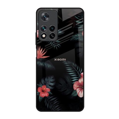 Tropical Art Flower Glossy Case for Redmi Note 11 Pro 5G