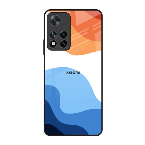 Wavy Color Pattern Glossy Case for Redmi Note 11 Pro 5G