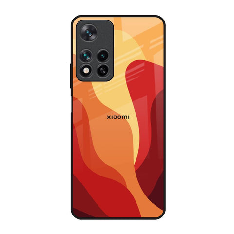 Magma Color Pattern Glossy Case for Redmi Note 11 Pro 5G