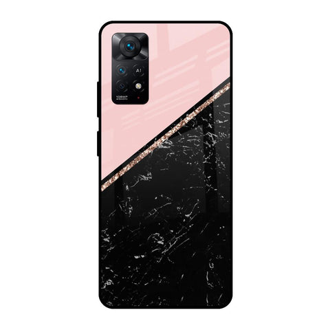 Marble Texture Pink Glossy Case For Redmi Note 11 Pro 5G