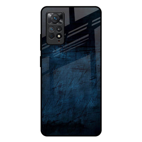Dark Blue Grunge Glossy Case for Redmi Note 11 Pro Plus 5G