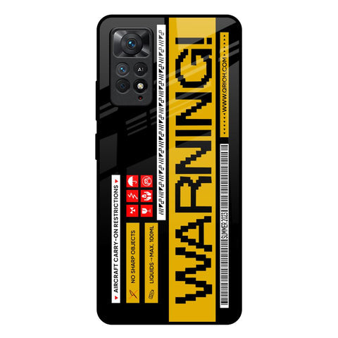 Aircraft Warning Glossy Case for Redmi Note 11 Pro Plus 5G