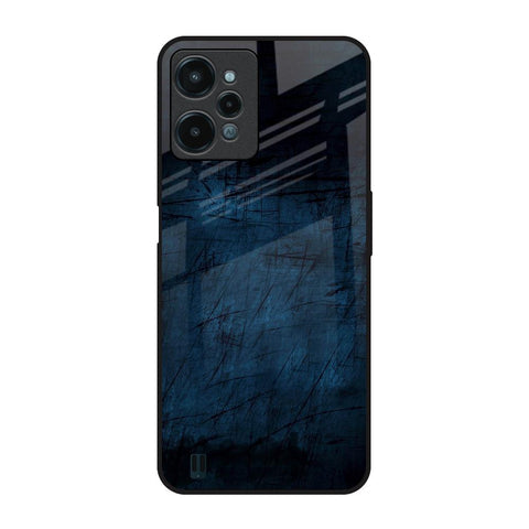 Dark Blue Grunge Glossy Case for Realme C31