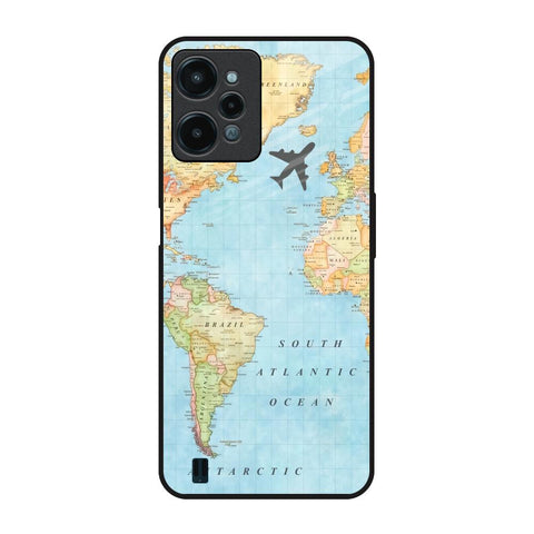 Travel Map Glossy Case for Realme C31