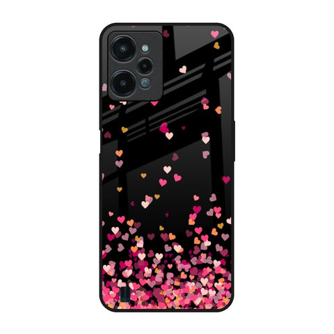 Heart Rain Fall Glossy Case For Realme C31