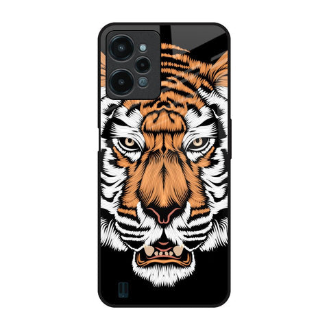 Angry Tiger Glossy Case For Realme C31
