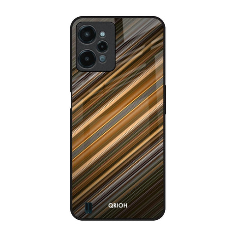 Diagonal Slash Pattern Glossy Case for Realme C31
