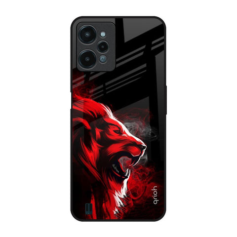 Red Angry Lion Glossy Case for Realme C31