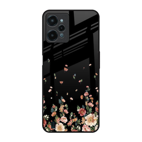 Floating Floral Print Glossy Case for Realme C31