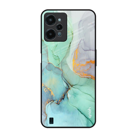 Green Marble Glossy Case for Realme C31