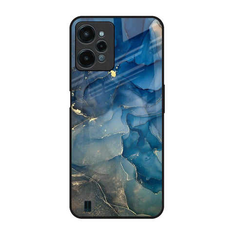 Blue Cool Marble Glossy Case for Realme C31