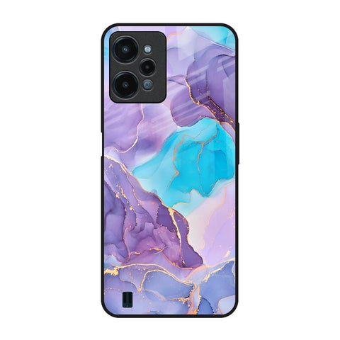 Alcohol ink Marble Glossy Case for Realme C31