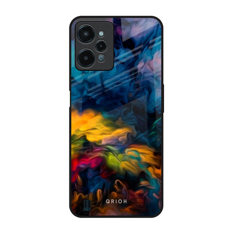 Multicolor Oil Painting Glossy Case for Realme C31