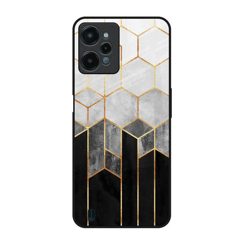 Tricolor Pattern Glossy Case for Realme C31