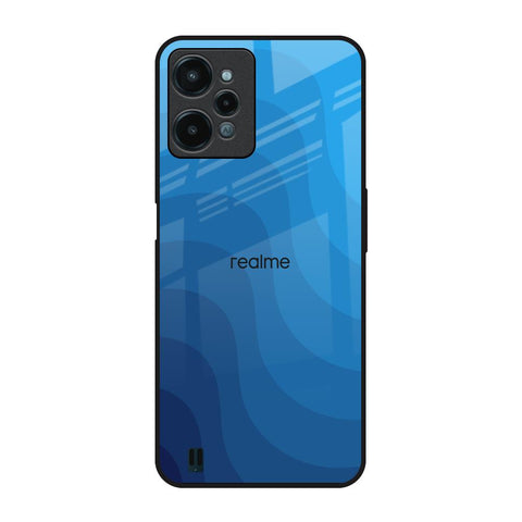 Blue Wave Abstract Glossy Case for Realme C31