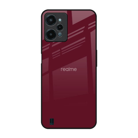 Classic Burgundy Glossy Case for Realme C31