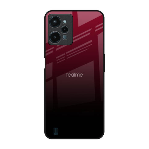 Wine Red Glossy Case For Realme C31