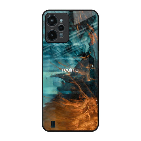 Golden Splash Glossy Case for Realme C31
