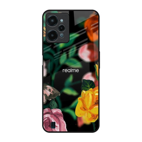 Flowers & Butterfly Glossy Case for Realme C31