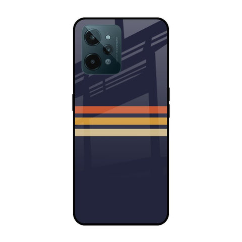 Tricolor Stripes Glossy Case For Realme C31