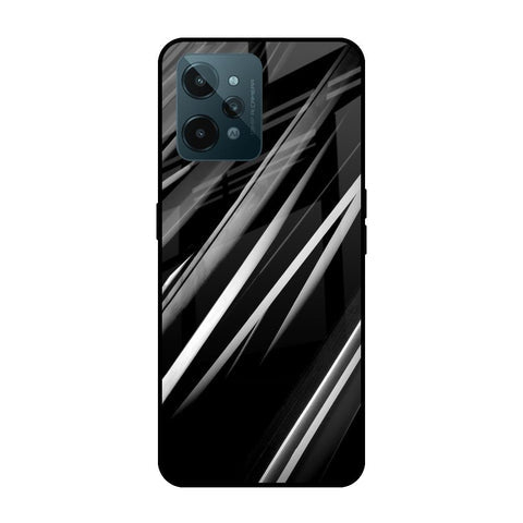 Black & Grey Gradient Glossy Case For Realme C31