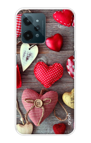 Valentine Hearts Soft Cover for Realme C31