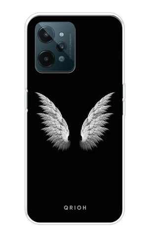 White Angel Wings Soft Cover for Realme C31
