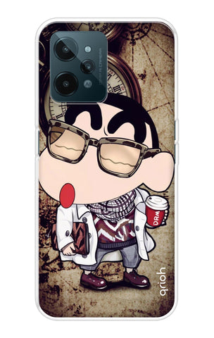 Nerdy Shinchan Soft Cover for Realme C31