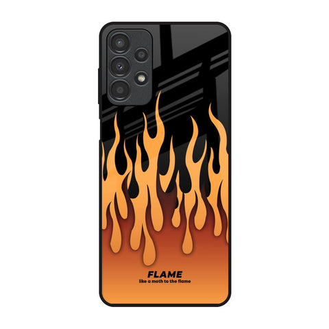 Fire Flame Glossy Case for Samsung Galaxy A13