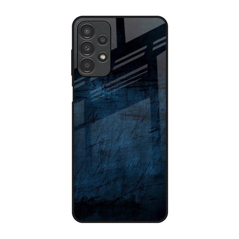 Dark Blue Grunge Glossy Case for Samsung Galaxy A13