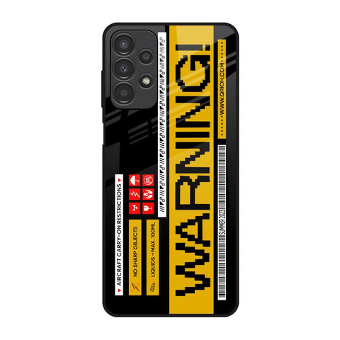 Aircraft Warning Glossy Case for Samsung Galaxy A13