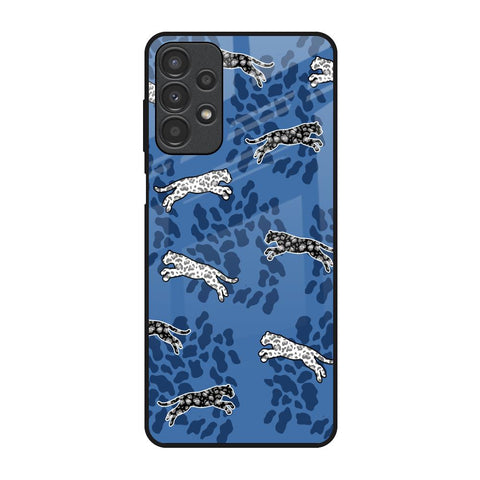 Blue Cheetah Glossy Case for Samsung Galaxy A13