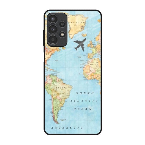 Travel Map Glossy Case for Samsung Galaxy A13