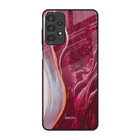Crimson Ruby Glossy Case for Samsung Galaxy A13