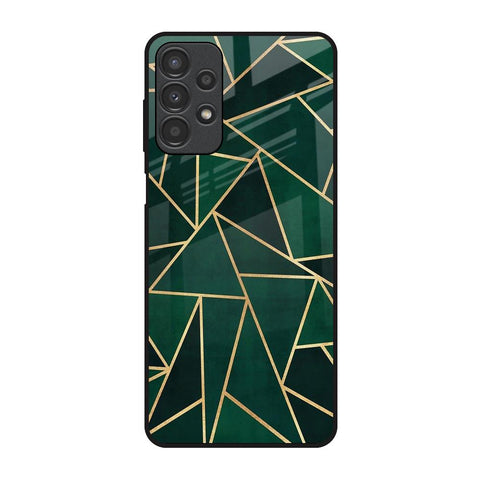 Abstract Green Glossy Case For Samsung Galaxy A13