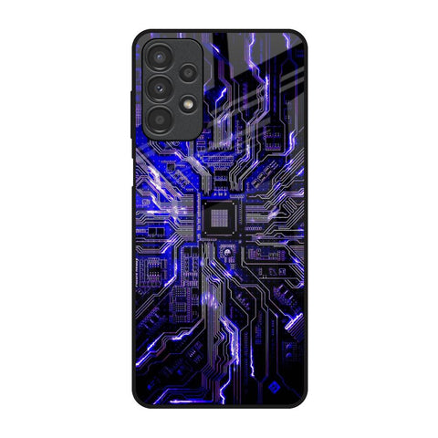 Techno Color Pattern Glossy Case For Samsung Galaxy A13