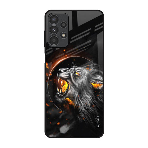 Aggressive Lion Glossy Case for Samsung Galaxy A13