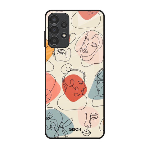 Abstract Faces Glossy Case for Samsung Galaxy A13
