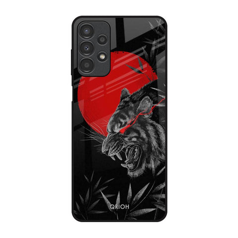 Red Moon Tiger Glossy Case for Samsung Galaxy A13
