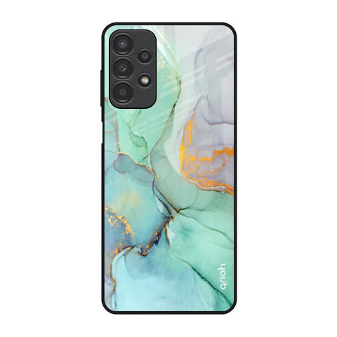 Green Marble Glossy Case for Samsung Galaxy A13