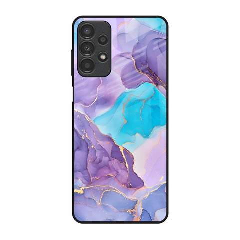 Alcohol ink Marble Glossy Case for Samsung Galaxy A13