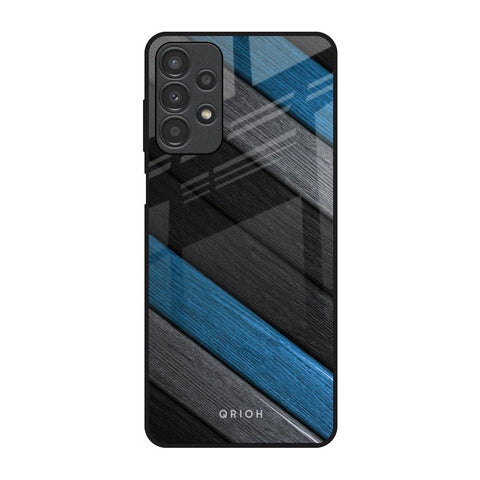 Multicolor Wooden Effect Glossy Case for Samsung Galaxy A13