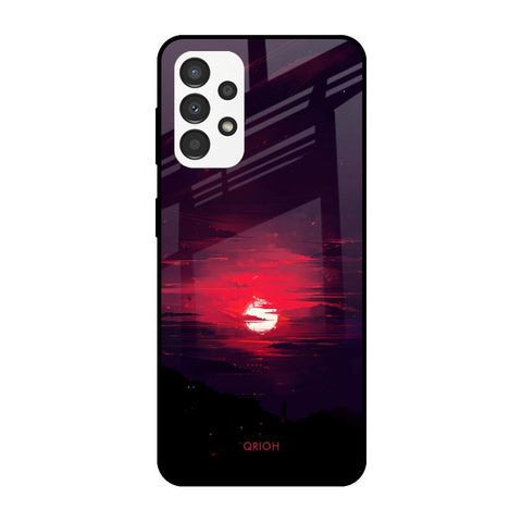 Morning Red Sky Glossy Case For Samsung Galaxy A13
