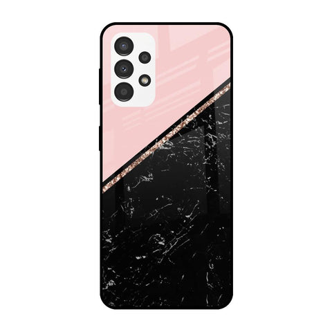 Marble Texture Pink Glossy Case For Samsung Galaxy A13