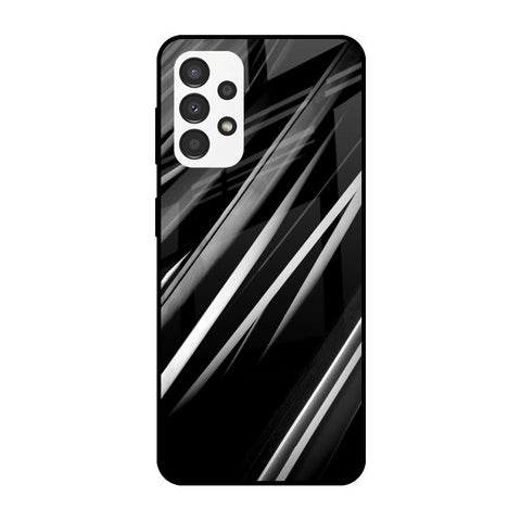 Black & Grey Gradient Glossy Case For Samsung Galaxy A13