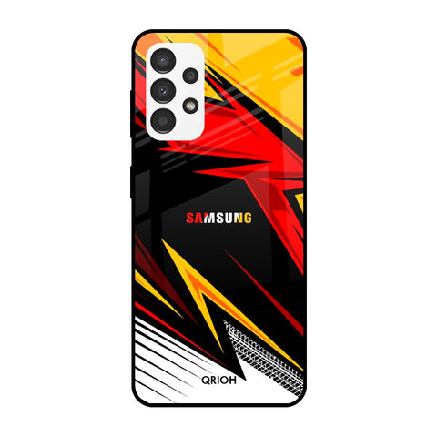 Race Jersey Pattern Glossy Case For Samsung Galaxy A13