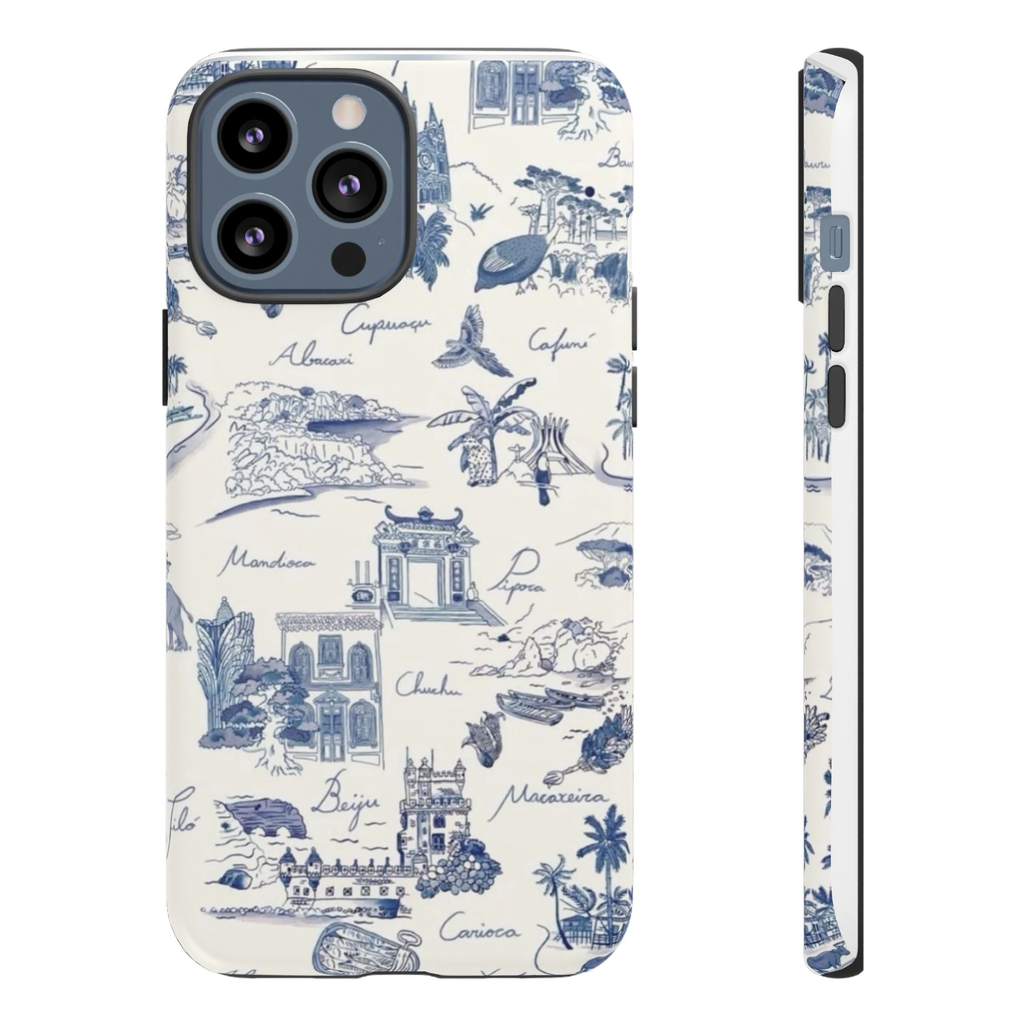 Crimson Bloom Tough Case  Available For All iPhone Models